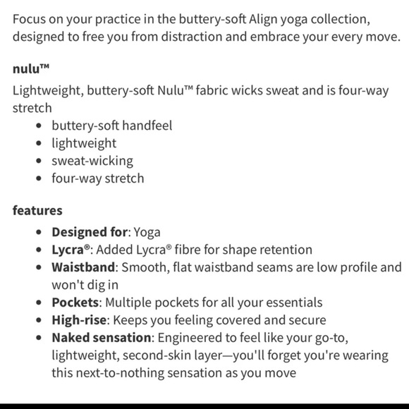 Lululemon Align Jogger Crops *23” - Size 6 - Picture 6 of 10